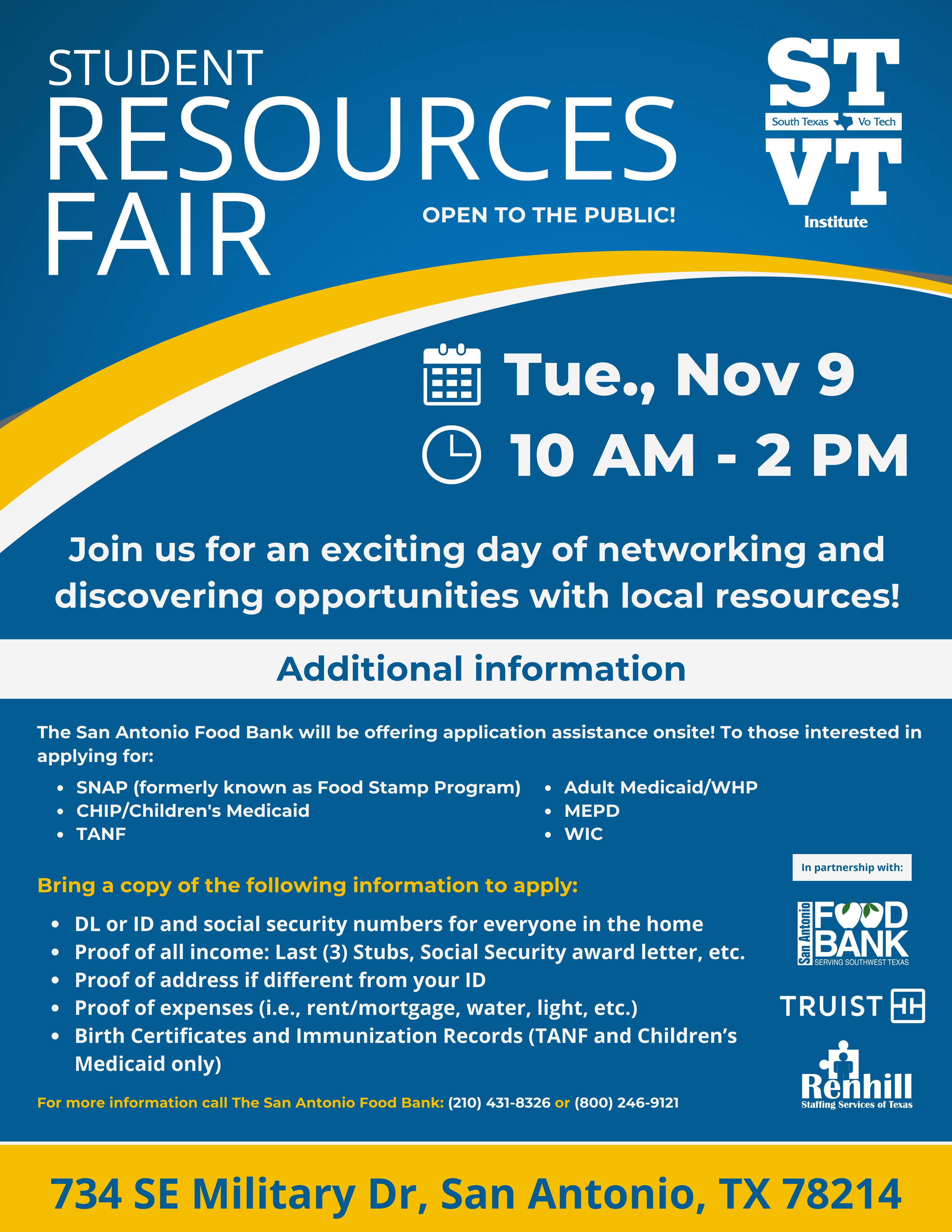 STVT San Antonio Student Resources Fair