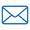 blue email icon