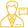 yellow professor icon